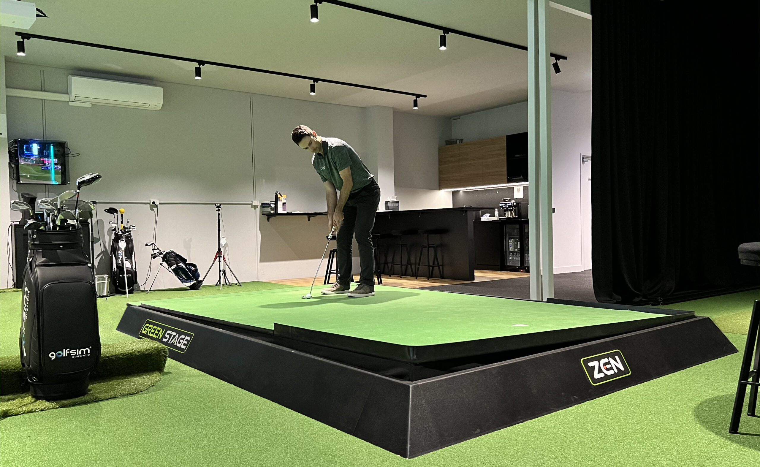 Zen Green Stage at GolfSim Australia