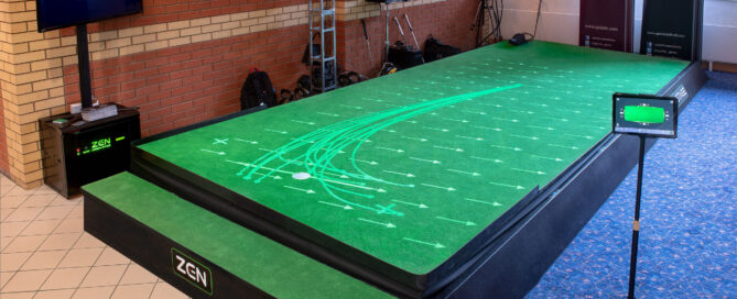 Zen Green Stage and Quintic Overhead Putt Tracker are now integrated