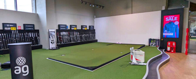 Zen Green Stage at American Golf, Trafford Golf Centre in Manchester