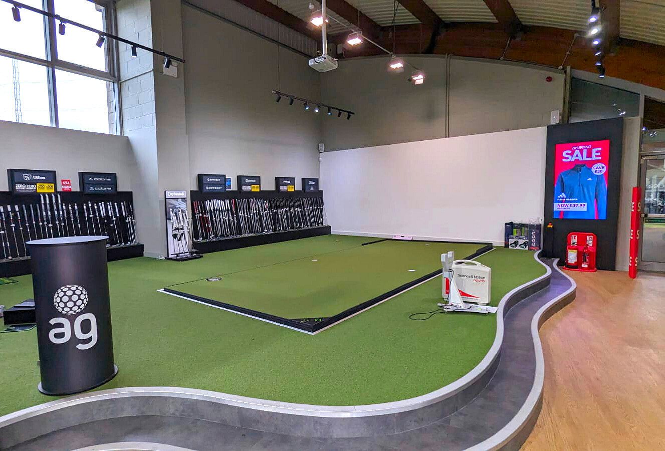 Zen Green Stage at American Golf, Trafford Golf Centre in Manchester